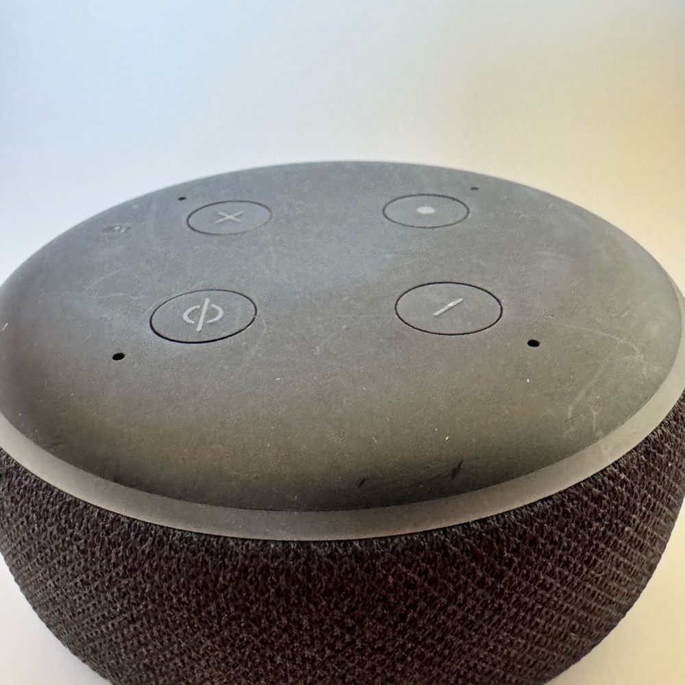 Alexa Echo- Black Smart Speaker with Voice Control